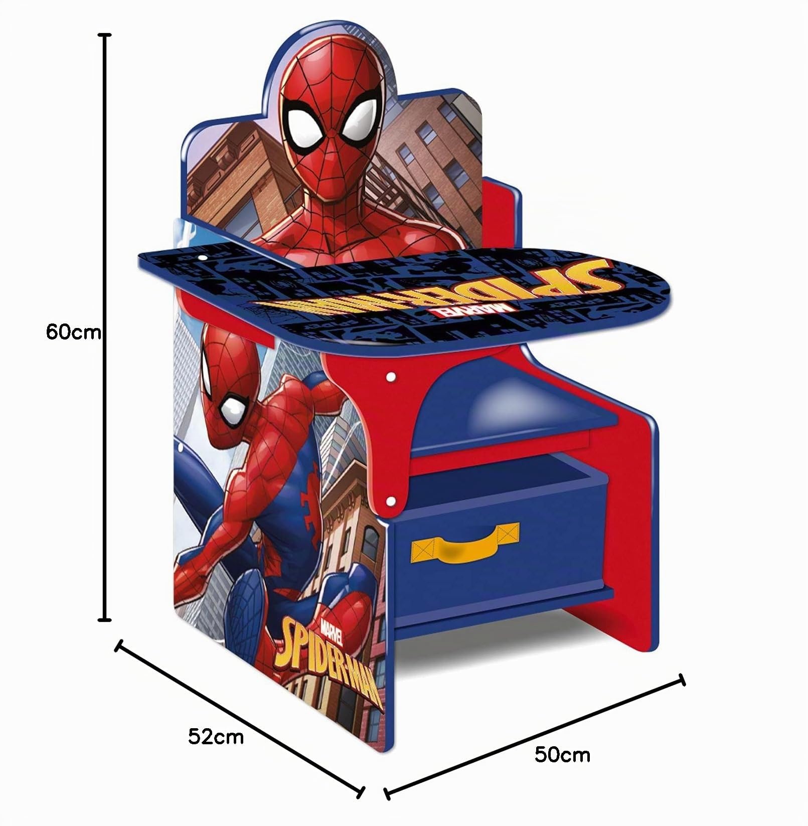 Arditex per Spider-Man Scrivania della Sedia, Taglia Unica