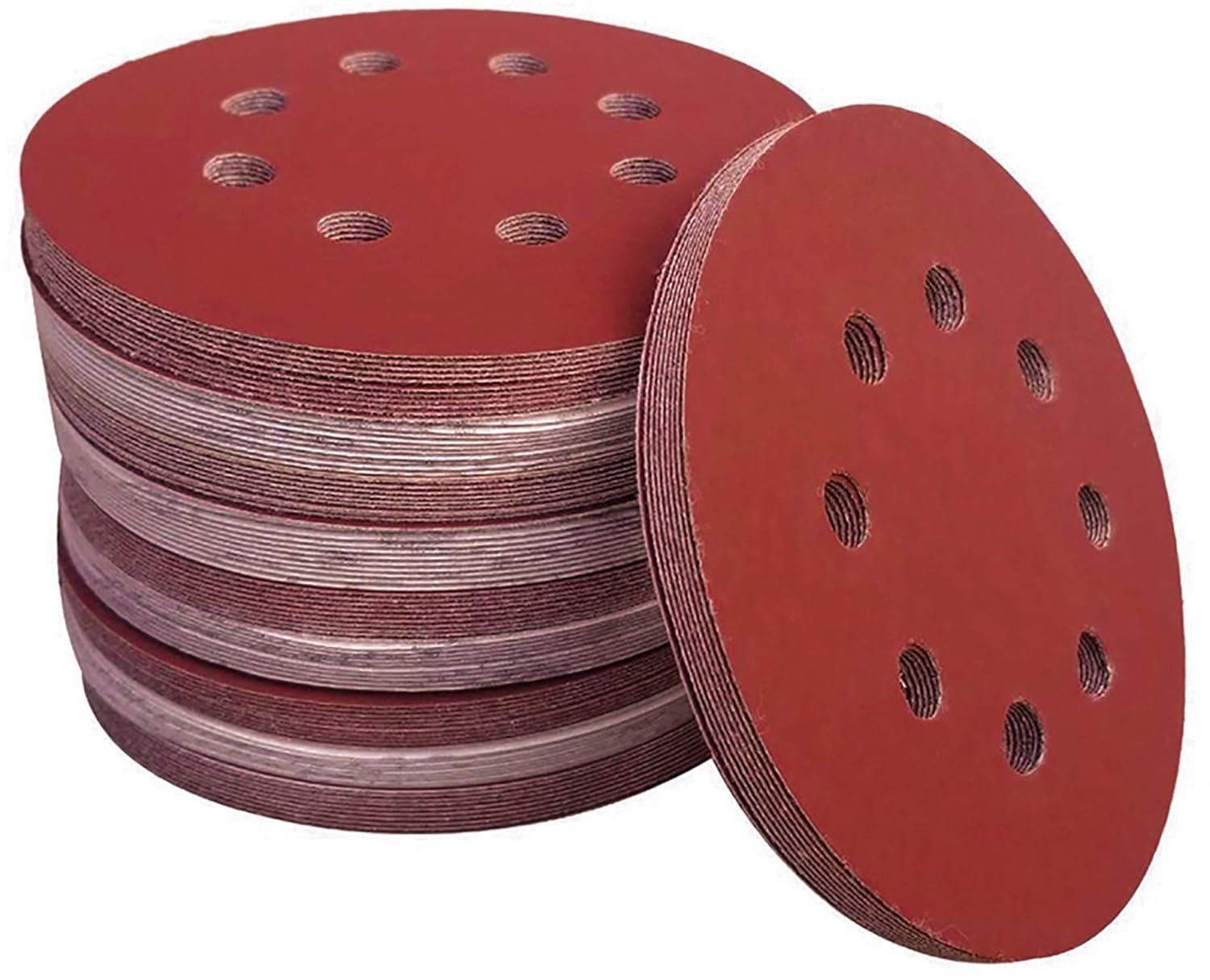 WUWEOT 90 Pack Hook and Loop Sanding Discs 5 Inch 8 Holes, 1000/800/600/400/320/240 Grits for Random Orbital Sander: Tools & Home Improvement