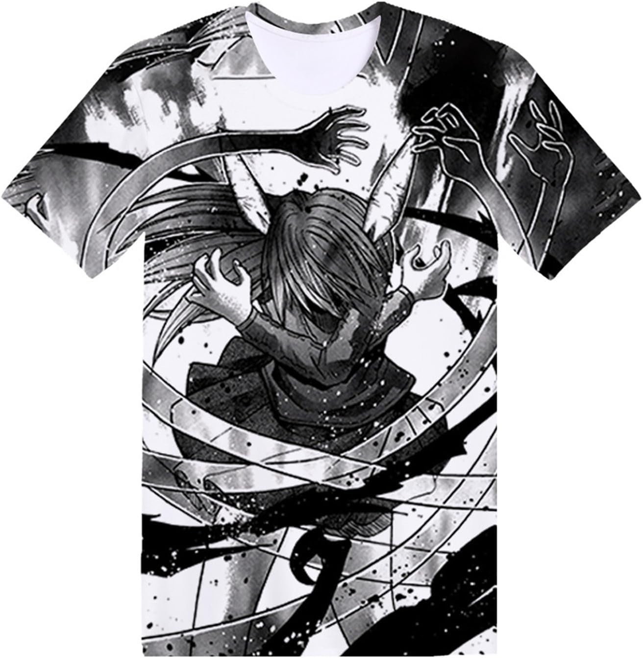 Anime Elfen Lied T-Shirt Tops Tee Short Sleeve Costume Cosplay