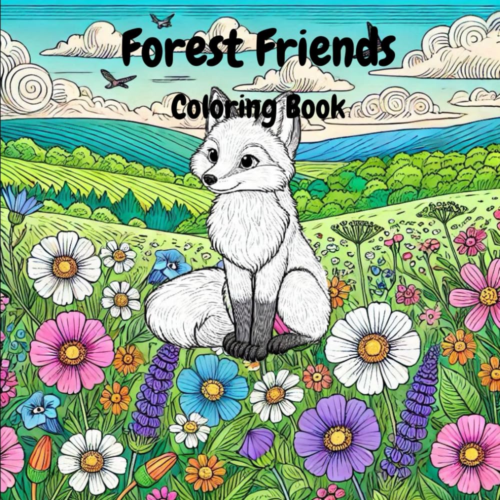 Forest Friends coloring book