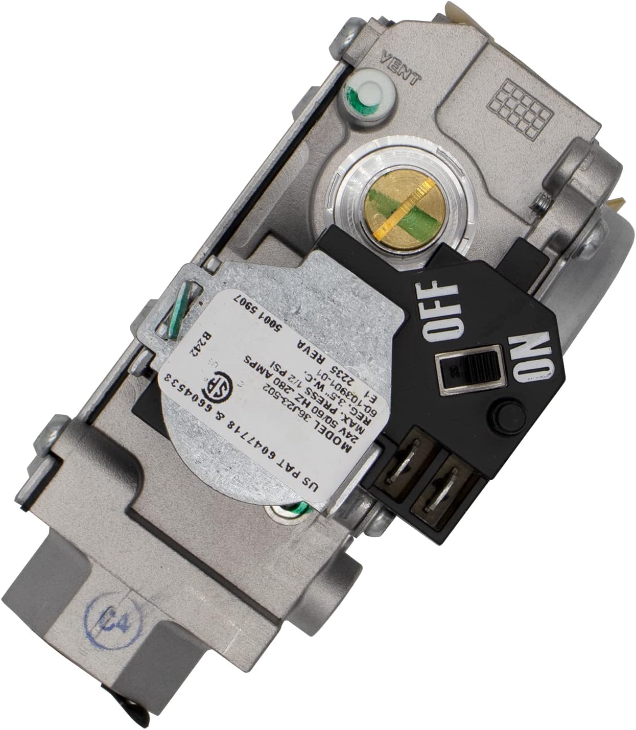 Supplying Demand 60-103901-01 Gas Valve 140,000 BTU/HR Natural Gas 1/2 Inch NPT Input X 1/2 Inch NPT Output 1 Stage
