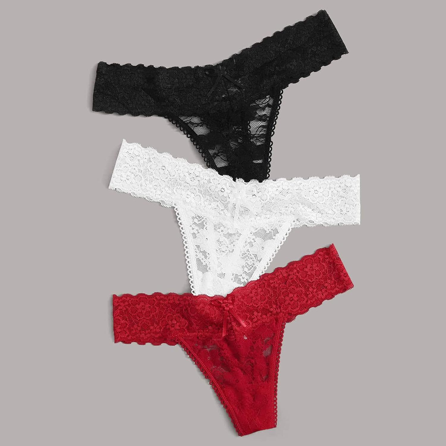 G String Thongs for Women Sheer Floral Lace Plus Size Panties Sexy Low Rise Micro T-Back Underwear Open Thong G-String : Clothing, Shoes & Jewelry