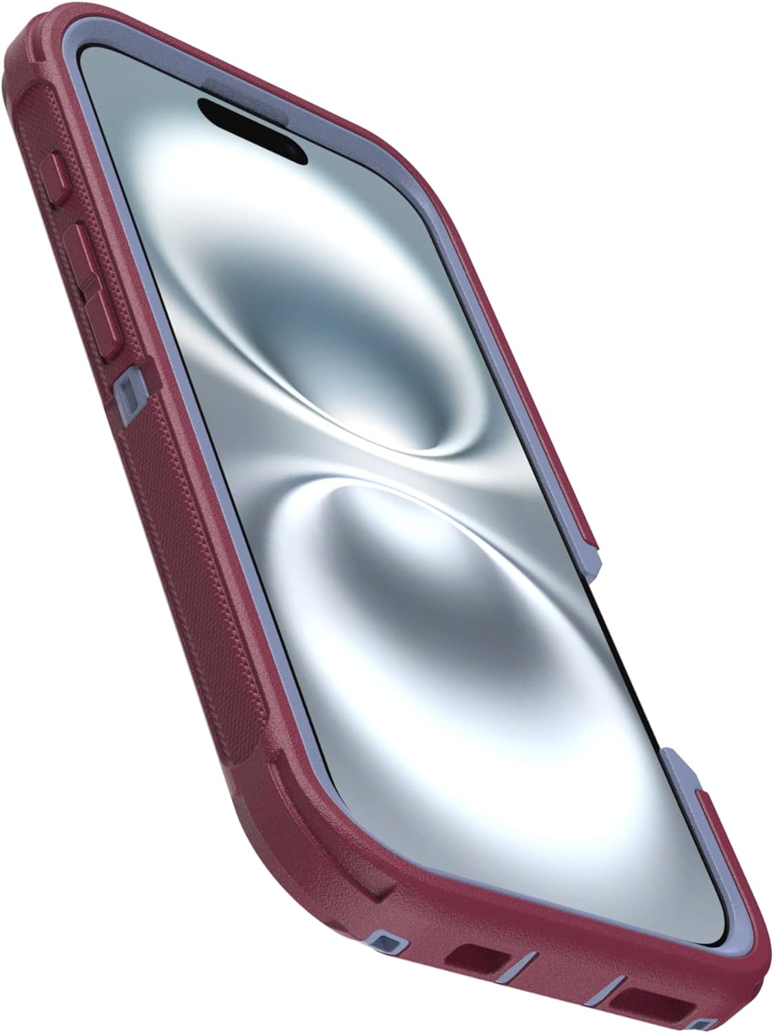 OtterBox iPhone 16 (Only) - Defender Series MagSafe Case - Velvet Orchard (Pink & Blue) - Built-in Magnets - Screenless - Rugged & Durable - with Port Protection - Image 4
