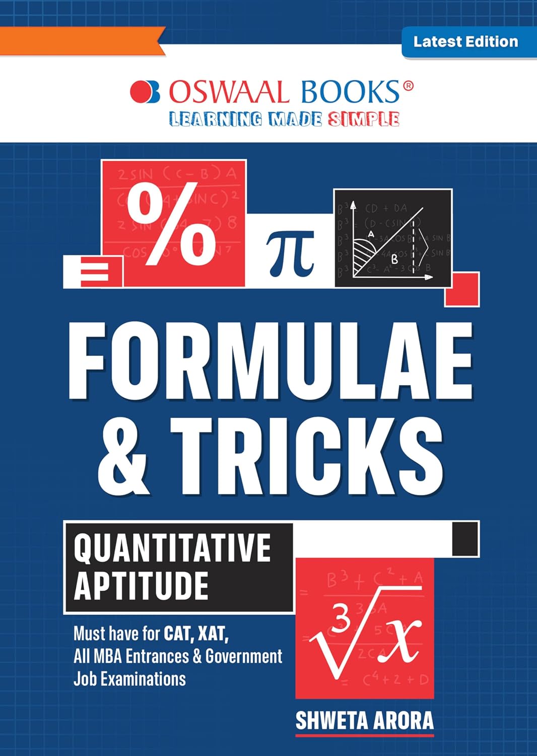 Buy Oswaal Formulae & Tricks Quantitative Aptitude Book For CAT | XAT ...