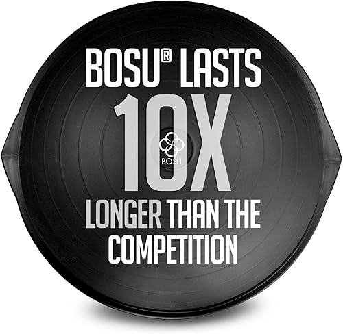 Miniatura 7 de Bosu - El entrenador de equilibrio original de 26 pulgadas de diámetro, equipo de gimnasio en casa