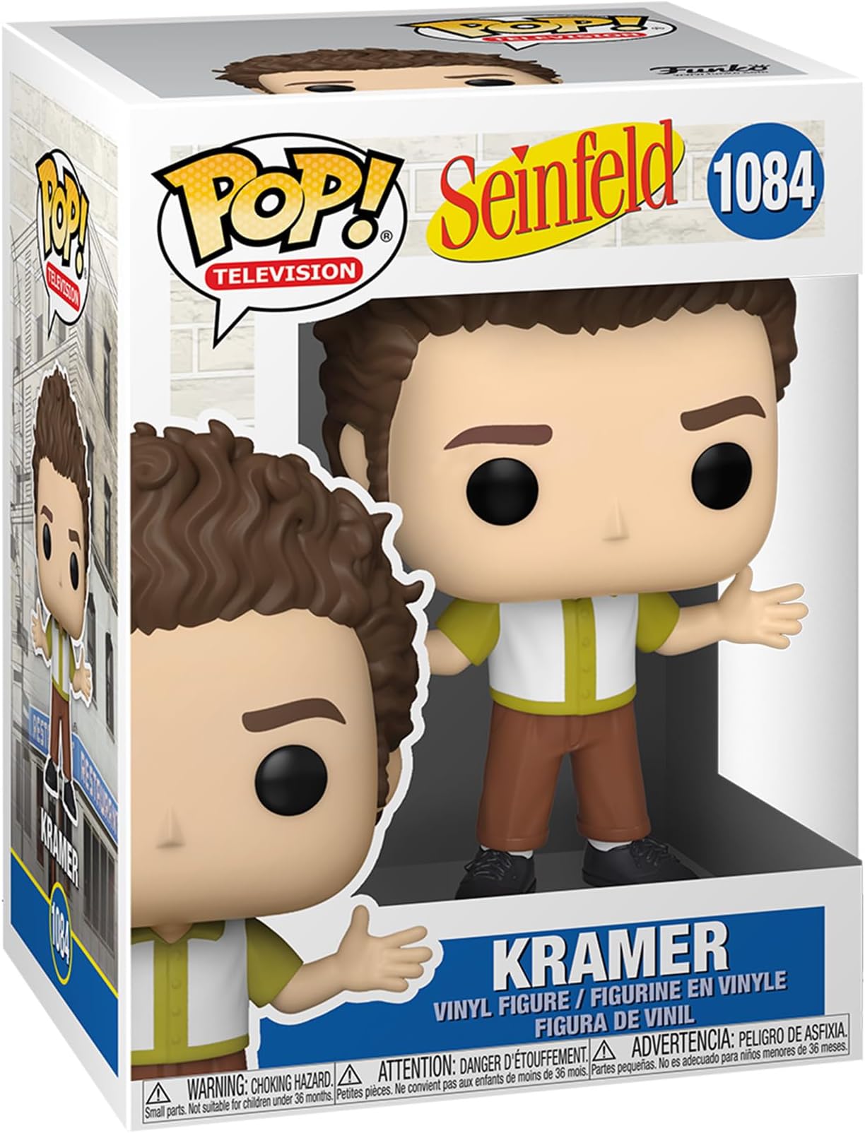POP Pop! TV: Seinfeld - Kramer, 3.75 inches, Multicolor