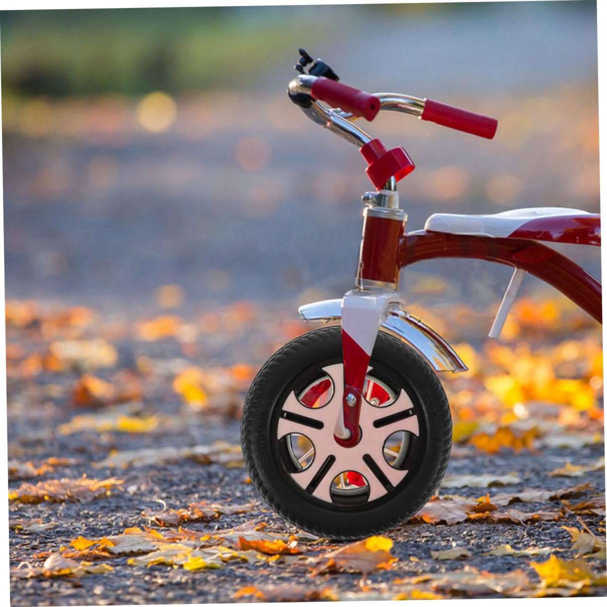 ifundom Ruote per Triciclo Bambini 2 Pezzi in Plastica Rosa Foro 0,8cm, Leggere e Facili da Installare, Adatte a Scooter e Biciclette per Ragazzi e Ragazze