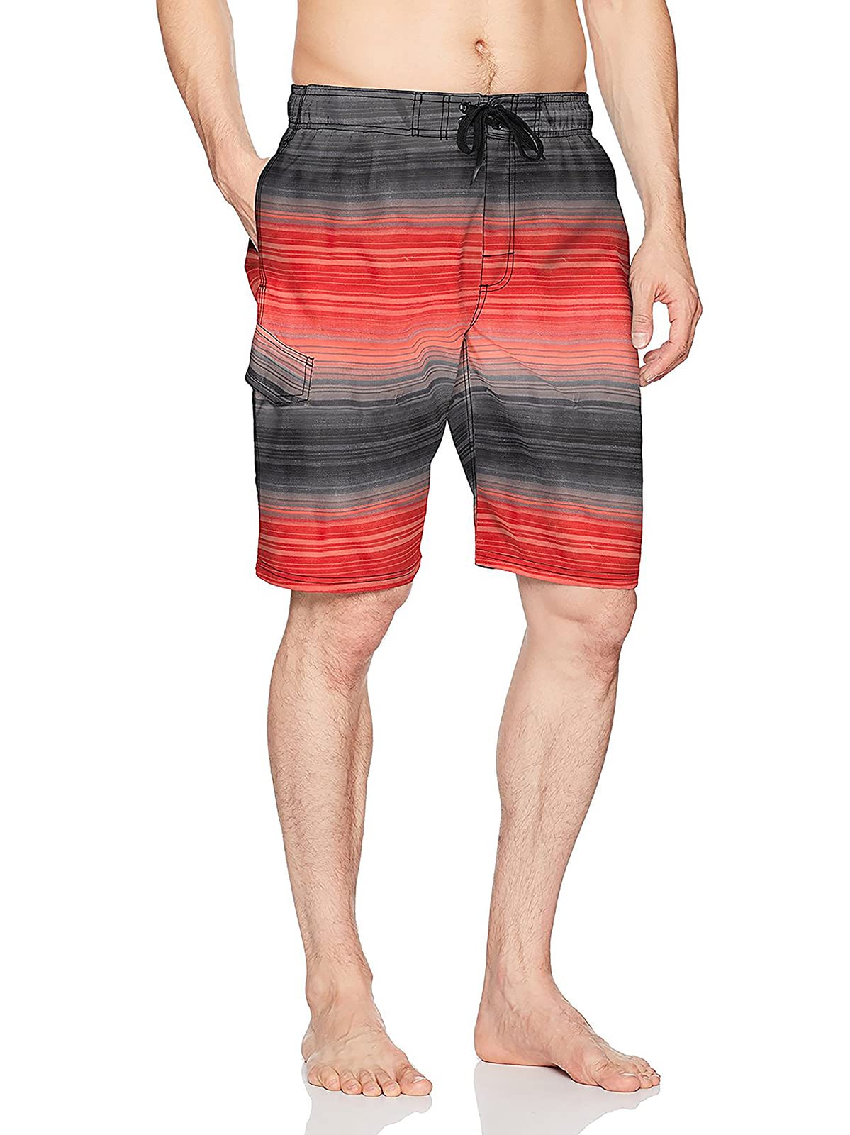 Infinite Mens Swim Trunks Quick-Dry Bathing Suit Men, 9-inch Inseam (Regular & Extended Sizes)