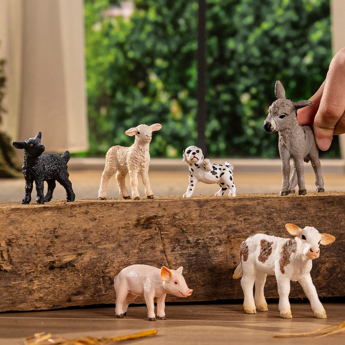 Schleich Farm World | Coffret Animaux de la Ferme 42386 | 5 pièces | Set avec veau, poulain, chat, chien & oie | figurines réalistes pour enfants | jouet ferme dès 3 Schleich Farm World | Coffret Animaux de la Ferme 42386 | 5 pièces | Set avec veau, poulain, chat, chien & oie | figurines réalistes pour enfants | jouet ferme dès 3