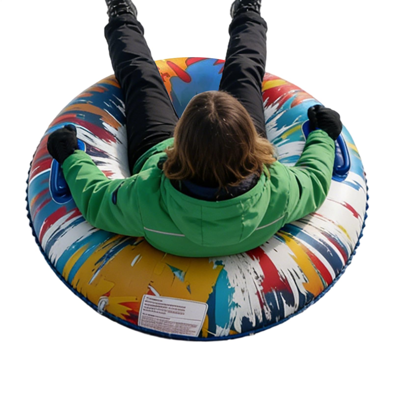 Snow Tubes für Kinder – Premium-aufblasbares Wintersport-Spielzeugset, langlebige, kältebeständige Rodelausrüstung für verschneite Hügel | Outdoor-Freizeitausrüstung für Mädchen, Frauen, Männer, Famil