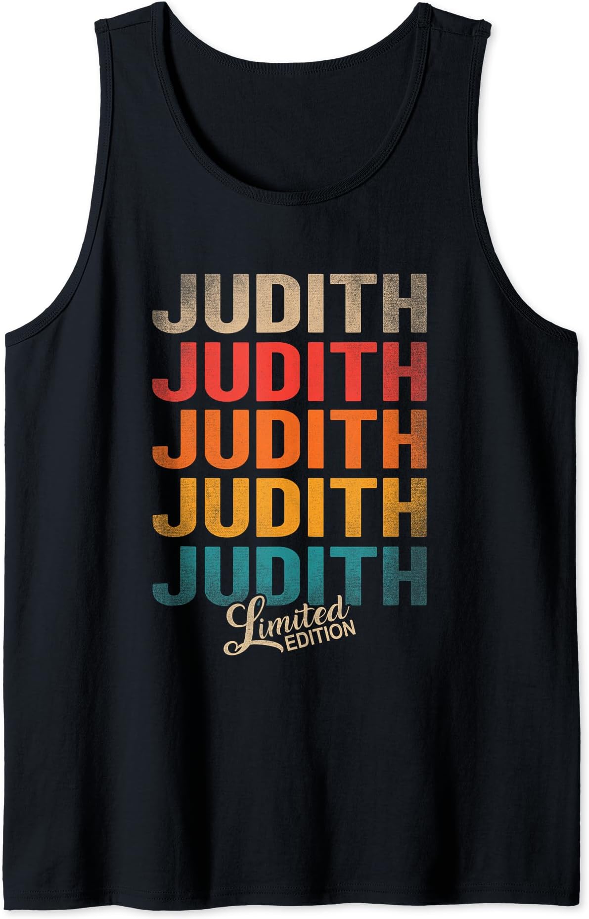 Personalized Judith Name Designs.M12Judith First Name - Vintage Judith Limited Edition Tank Top