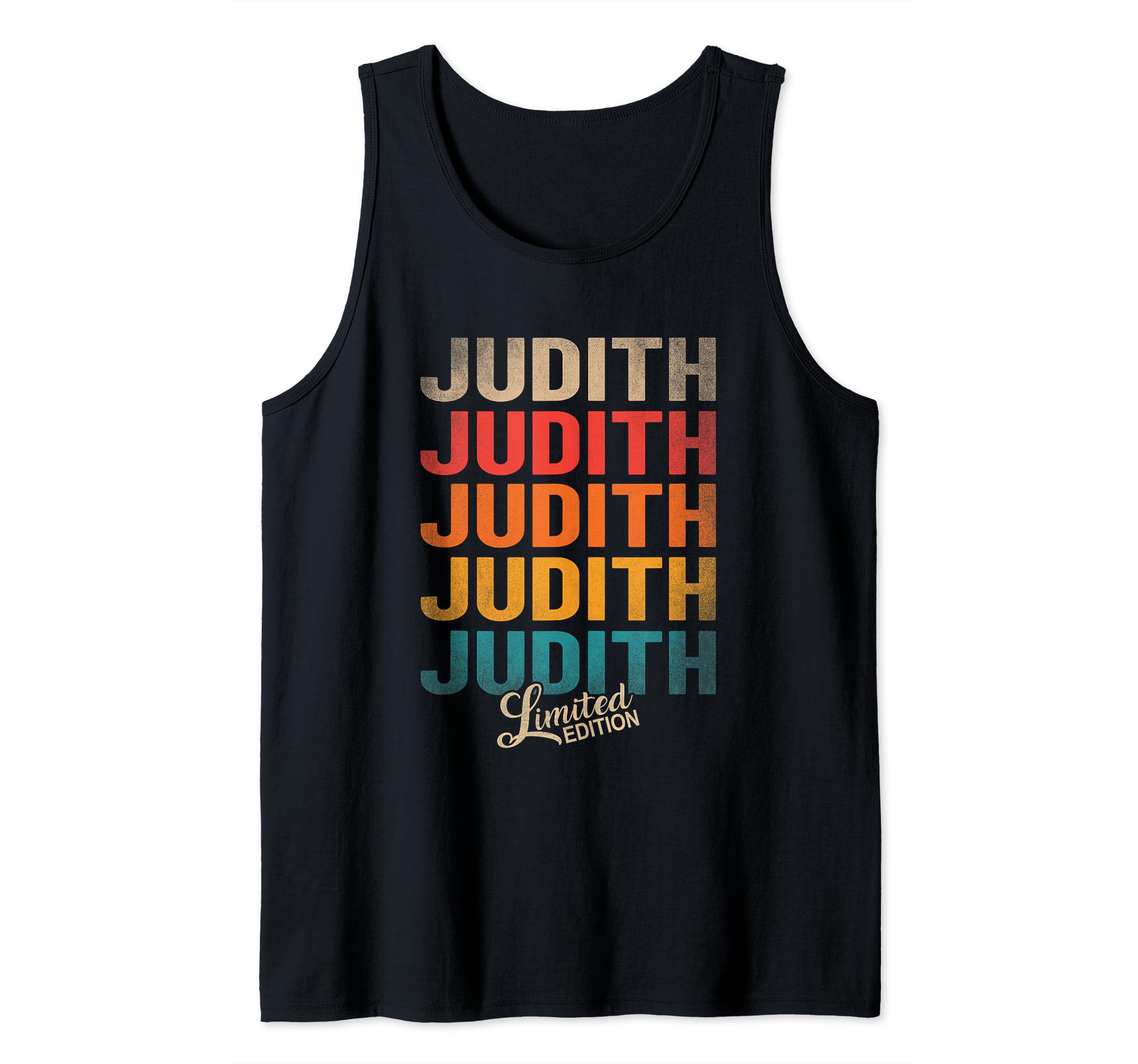 Personalized Judith Name Designs.M12Judith First Name - Vintage Judith Limited Edition Tank Top