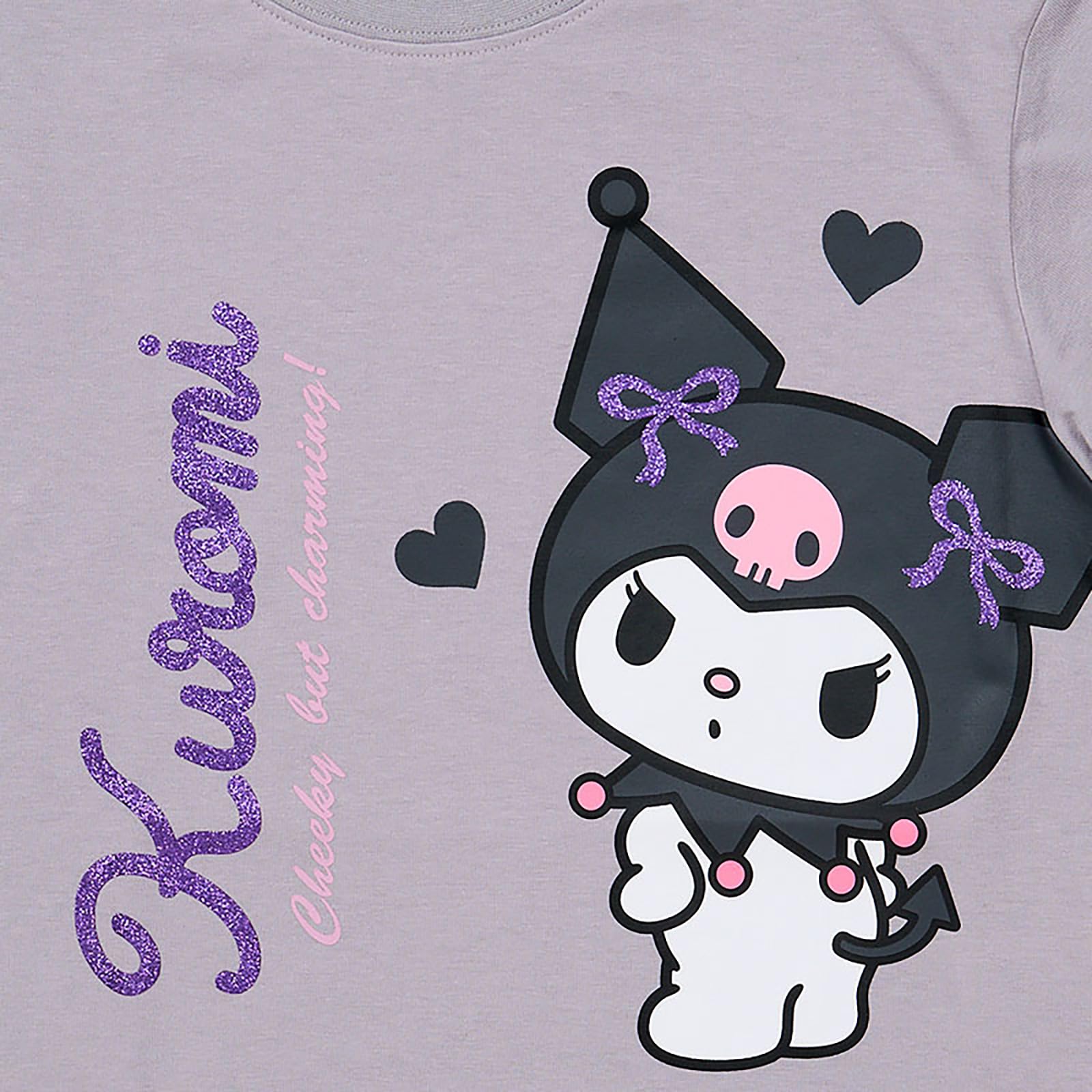 Amazon.co.jp: サンリオ(SANRIO) キッズ半袖Tシャツ クロミ ブラック 