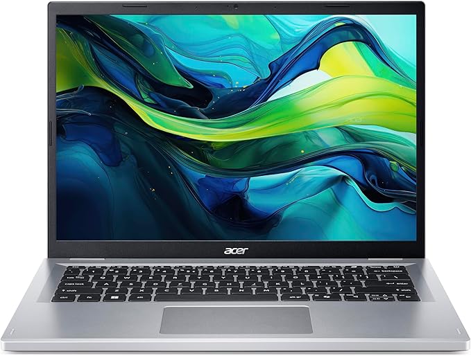 acer Aspire Go 14 AG14-31P-3142, Ordinateur Portable 14'' WUXGA IPS, PC Portable (Intel Core i3-N305, RAM 8 Go, SSD 512 Go, Intel UHD Graphics, Windows 11), Laptop Gris, Clavier AZERTY (Français)