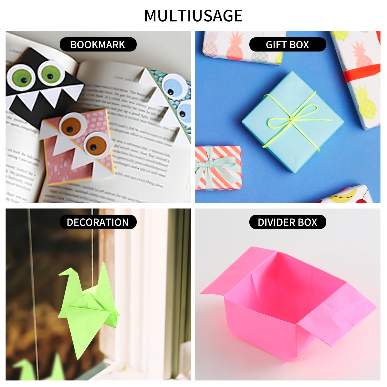 200 Fogli Carta Colorata A4 Stampante, 20 Colori Carta Origami, 80gsm Cartoncini Colorati A4 per Lavoretti Bambini Progetti Artistici e DIY Artigianato Disegno Abbozzare