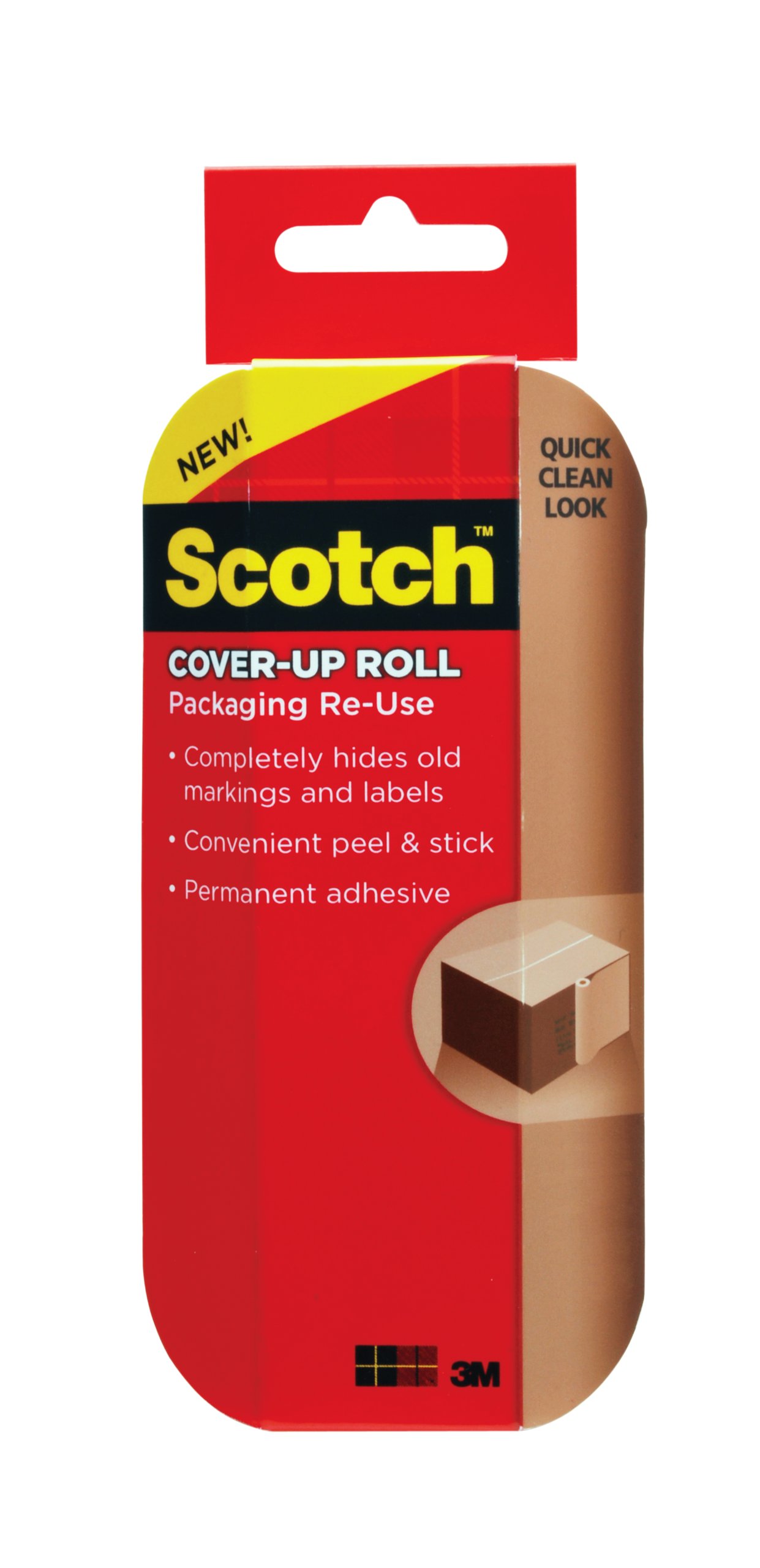 Scotch Cover-Up Roll, 6-Inch x 15-Feet, Brown, 1 Roll (RUCUR15)