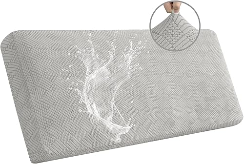 Miniatura 21 de Easy-Going Fundas de cojín impermeables para sofás y sofás, funda de asiento de sofá de jacquard elástica de repuesto para perros, mascotas y niños,