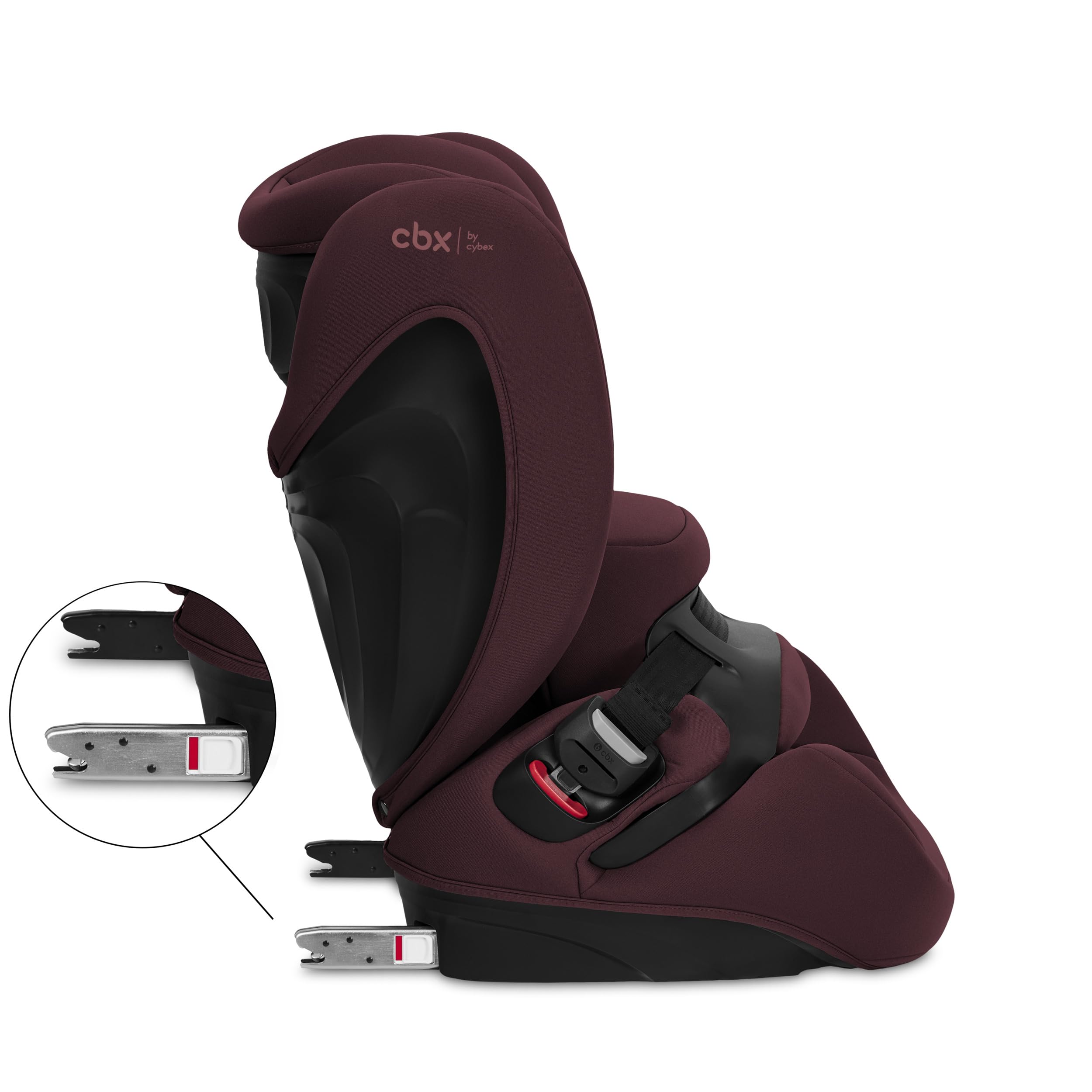 CBX by Cybex Kinder-Autositz Pallas B i-Size, ISOFIX und Top-Tether, Ab ca. 9-50 kg, Ab ca. 15 Monate bis 12 Jahre, UN R129/04, Rot - 3