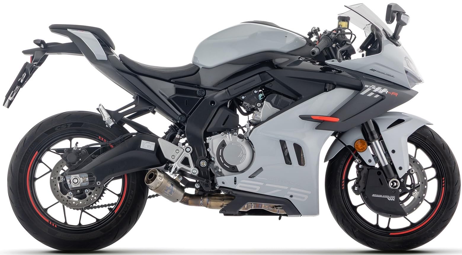 arrow komplettanlage race pro-race nichrom kompatibel mit cf moto 675 sr-r 2025 mototopgun 71096pri