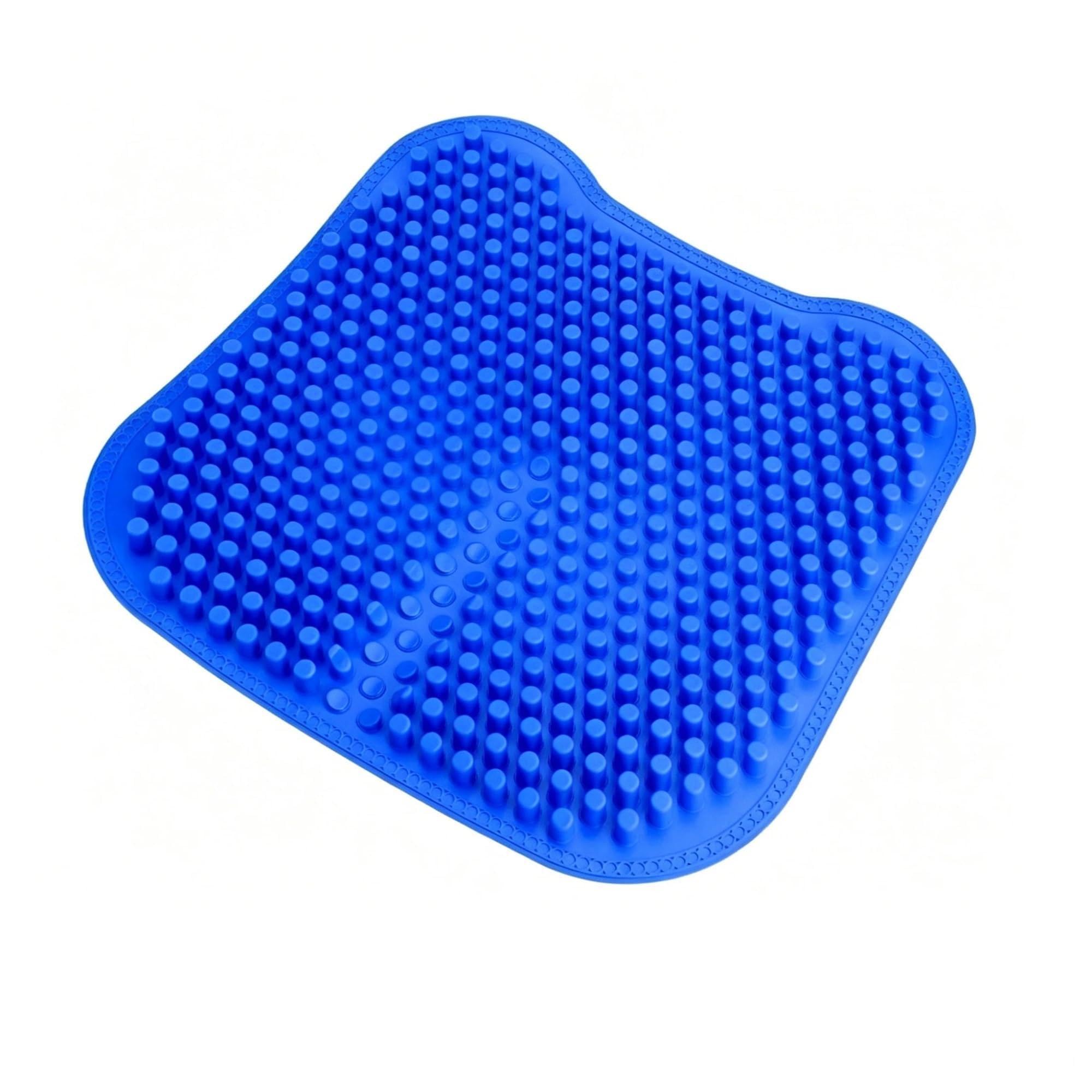 Hviyroi car seat cushion Cool Breathable Silicone Car Seat Cover Cushion Lumbar Back Support(Seat cushion-Blue)