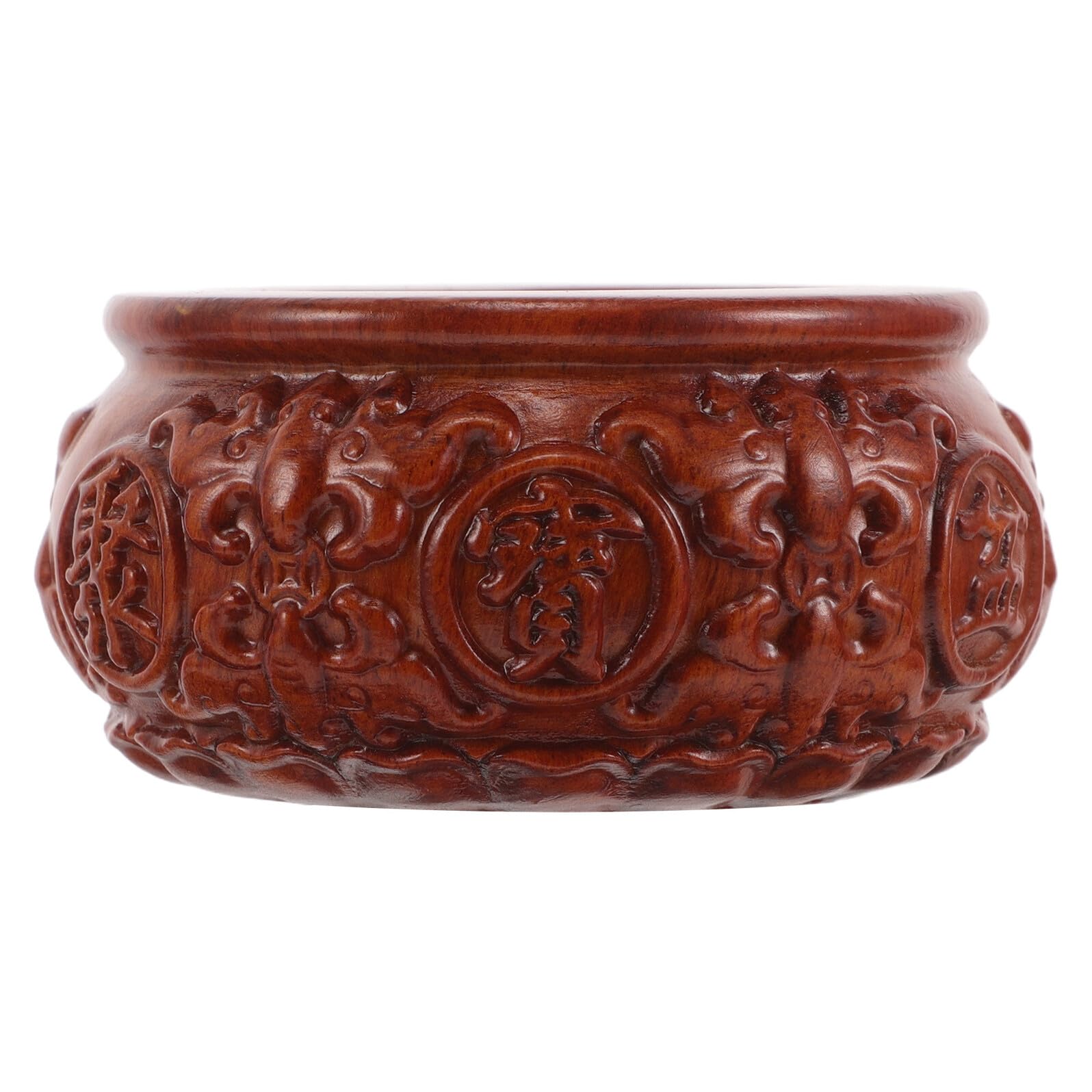 Cuenco de madera feng shui YARNOW con funcion de almacenamiento decorativo