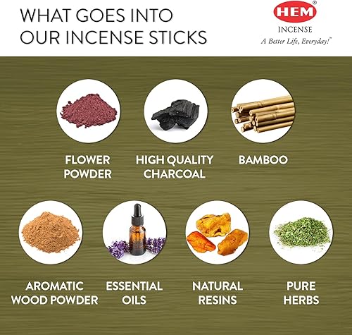 Miniatura 2 de Hem Varillas de incienso de jazmín egipcio, 20 varillas x 6 paquetes
