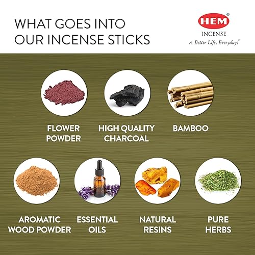 Miniatura 2 de Hem Varillas de incienso de jazmín egipcio, 20 varillas x 6 paquetes