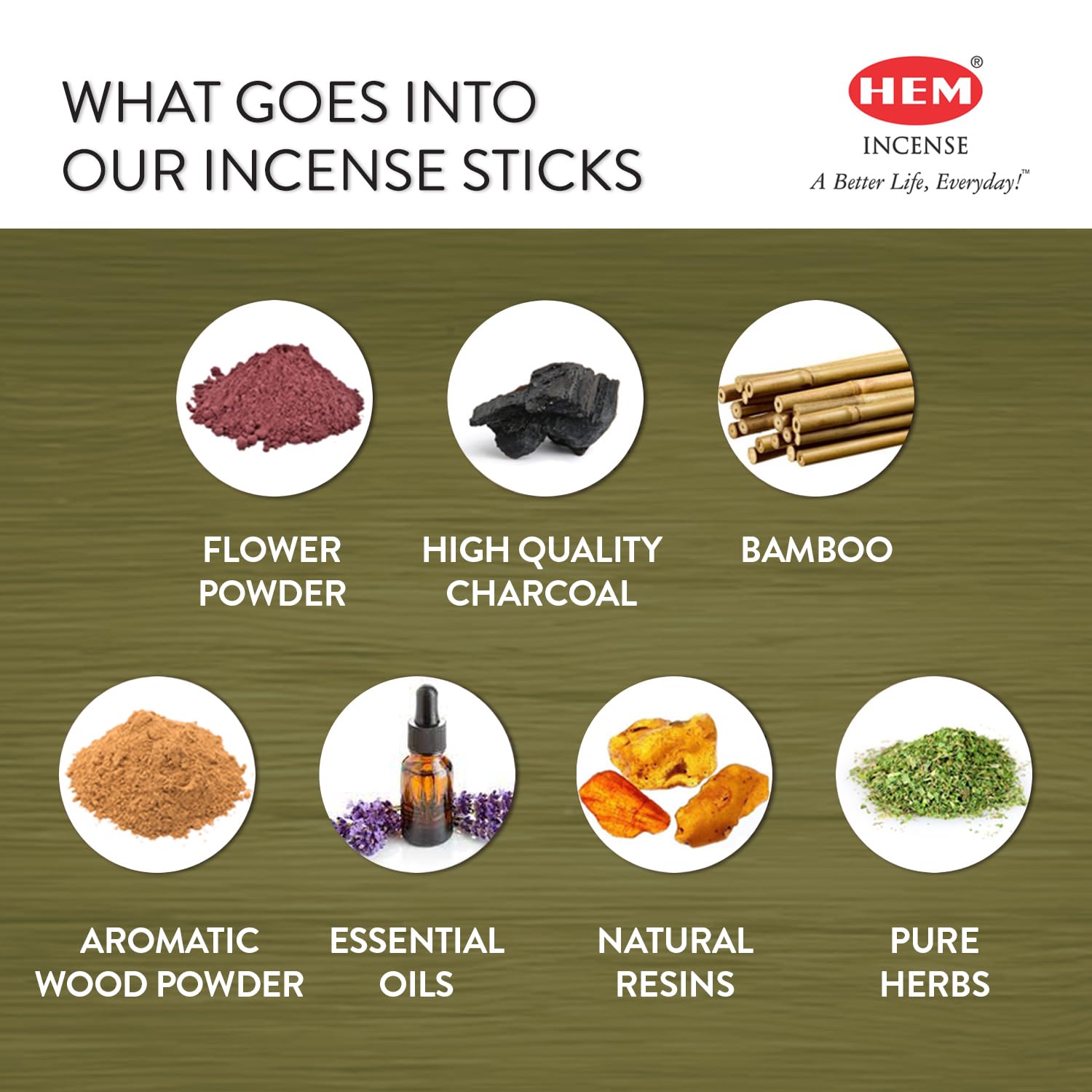 HEM Egyptian Jasmine Incense Sticks – 6 Boxes, 120 Sticks Total, Hand-Rolled In India - View #3
