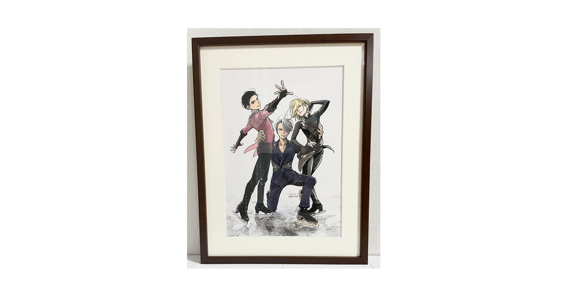 ユーリ!!! on ICE 受注生産 複製原画 久保ミツロウ ユーリ!!! on ICE]・ヴィクトル☆カラー複製原画/久保ミツロウ展