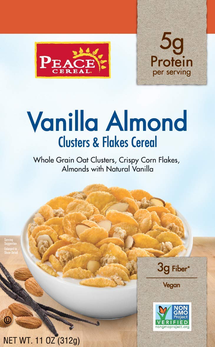 Peace Clusters and Flakes Cereal, Maple Pecan, 11 Ounce (Pack of 6)