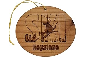 Keystone Colorado Ski Ornament - One-of-a-Kind Holiday Decor