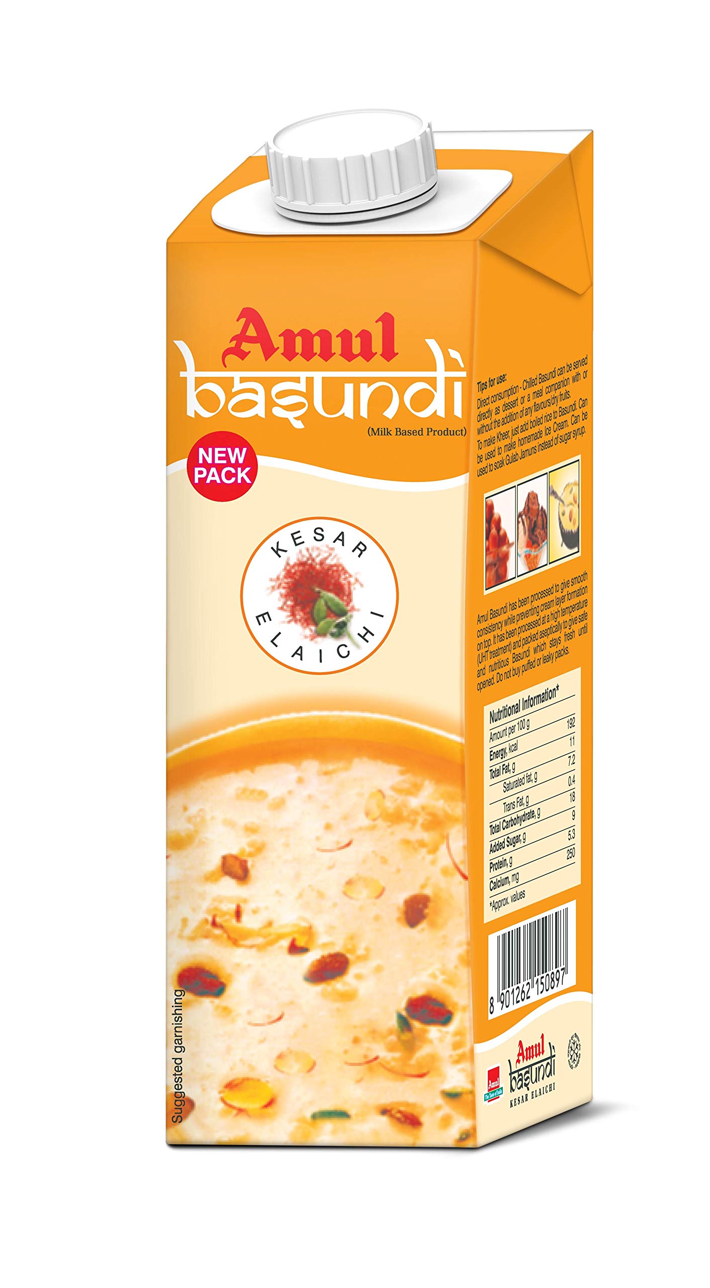 Basundi Kesar Elaichi, 250 ml Tp