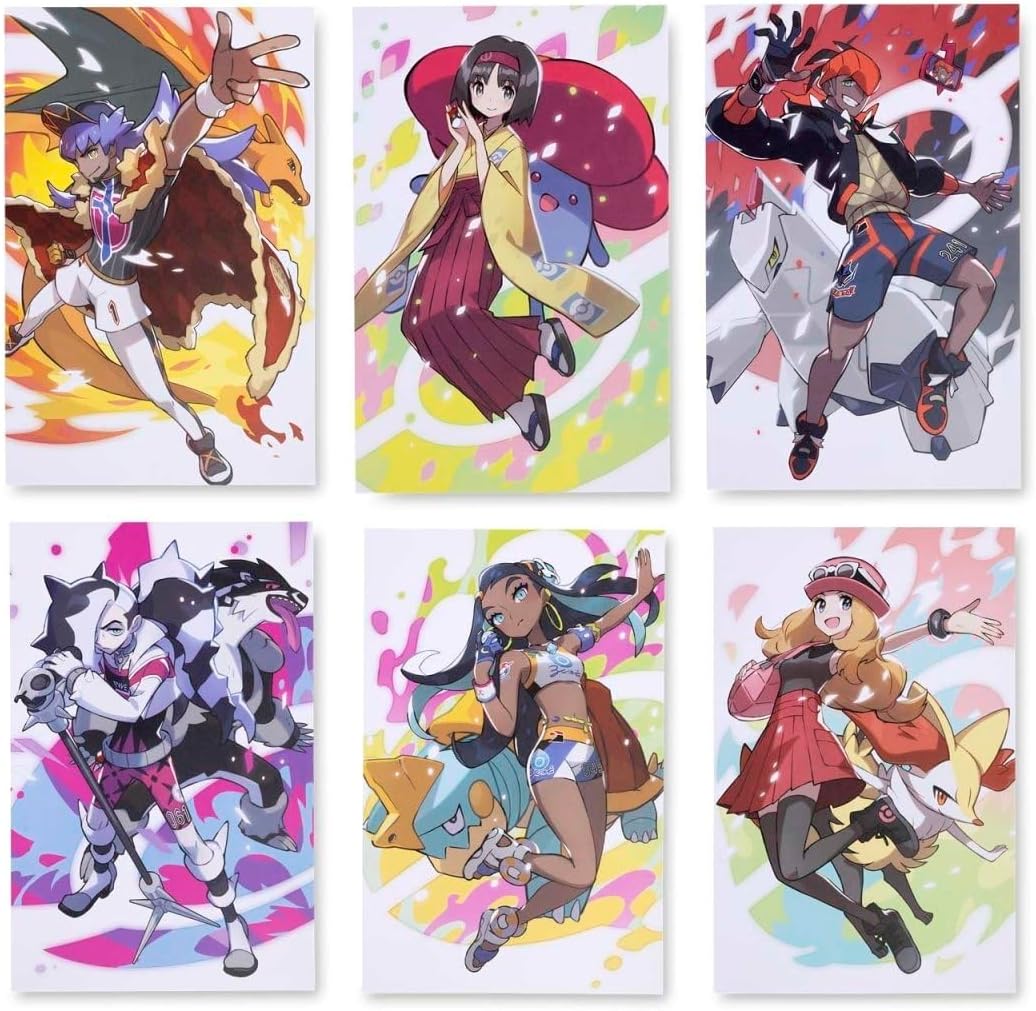 Pokémon Center Trainers Posters (Set C) (6-Pack)