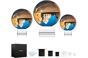 NEEWER Glass Ball for Lens Photography | Premium Glass Ball for Lens Effects with Stand