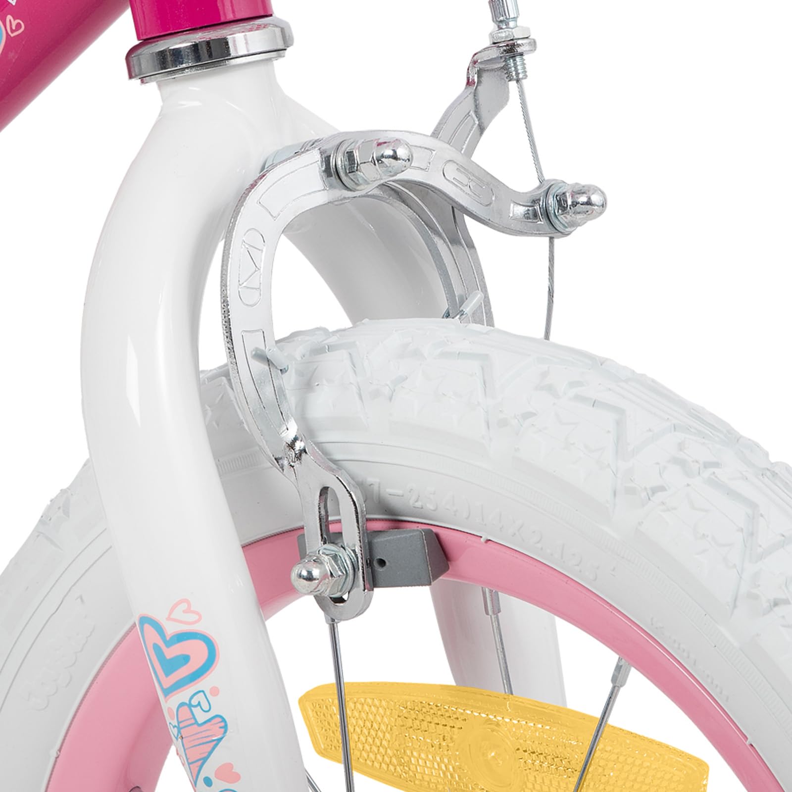 JOYSTAR Vélo Enfant 12/14/16/18/20 Pouces pour Filles 2-11 Ans, vélo Fille 12/14/16/18/20 Pouces avec stabilisateur et Panier