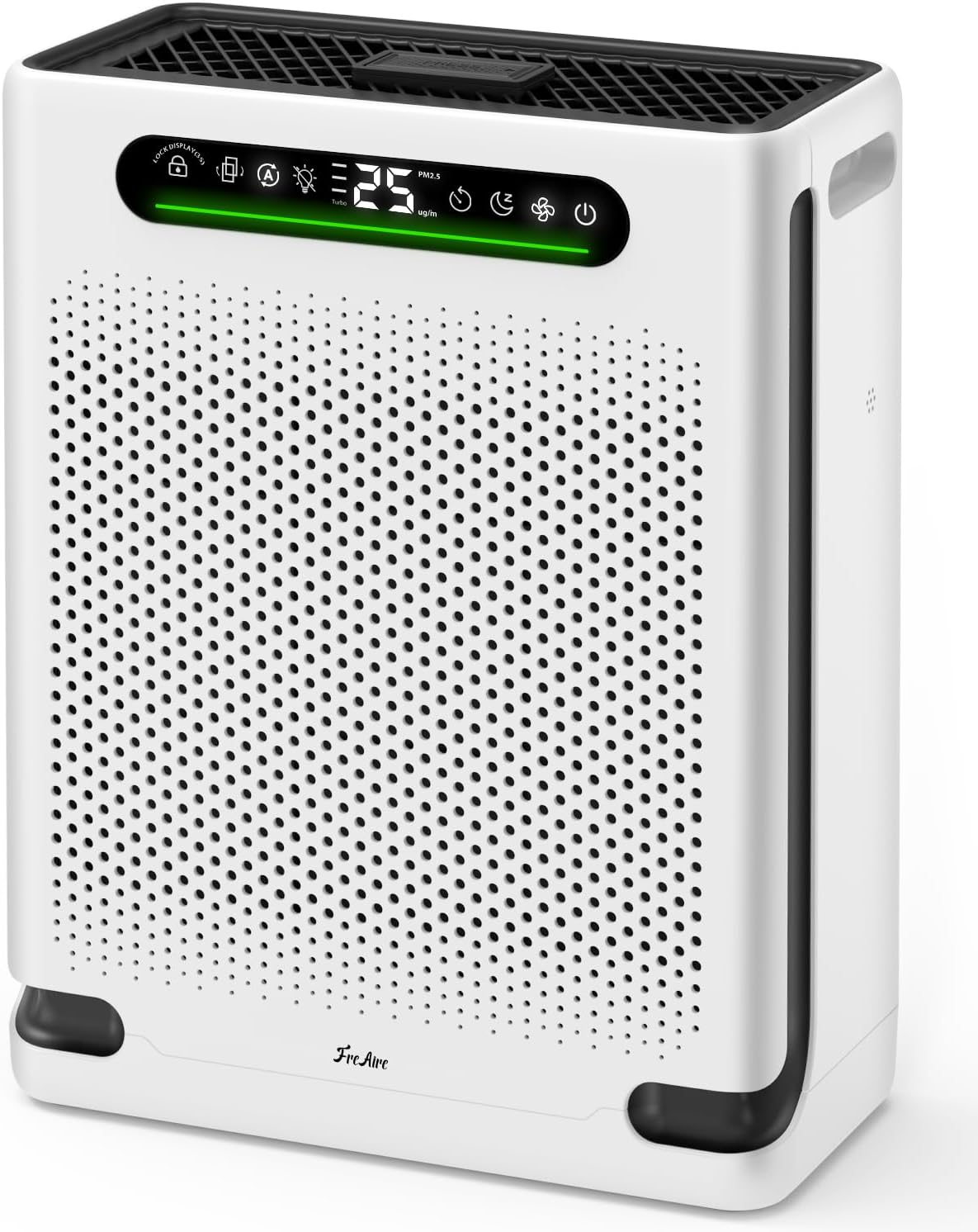 Air Purifiers for Home Large Room Up to 2600 Ft², HEPA Air Purifier with Washable Filter & Air Quality Display, Powerful Turbo Mode Air Cleaner for Pet Hair Odors Smoke Dust