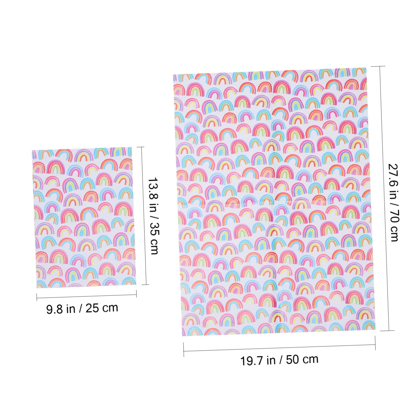 SEWOART Geschenkpapier Satz Für Geburtstag Mit Bändern Reißfestes Verpackungspapier in Zarten Farben Für Diy Handwerk Und Feiern