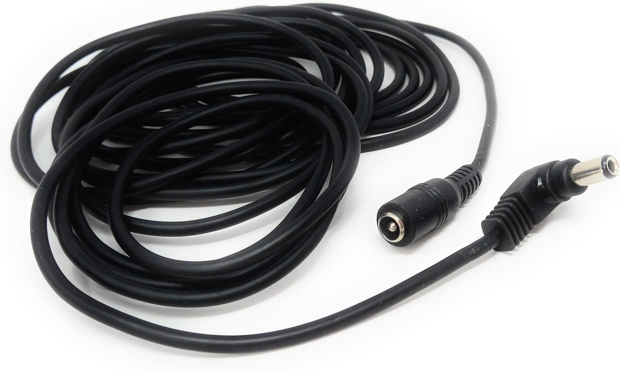 Right Angled 5.5mm x 2.5mm DC Power Extension Cable – Male to Female Adapter for CCTV, LED Signs, Solar-Powered Devices, and More (5M)
