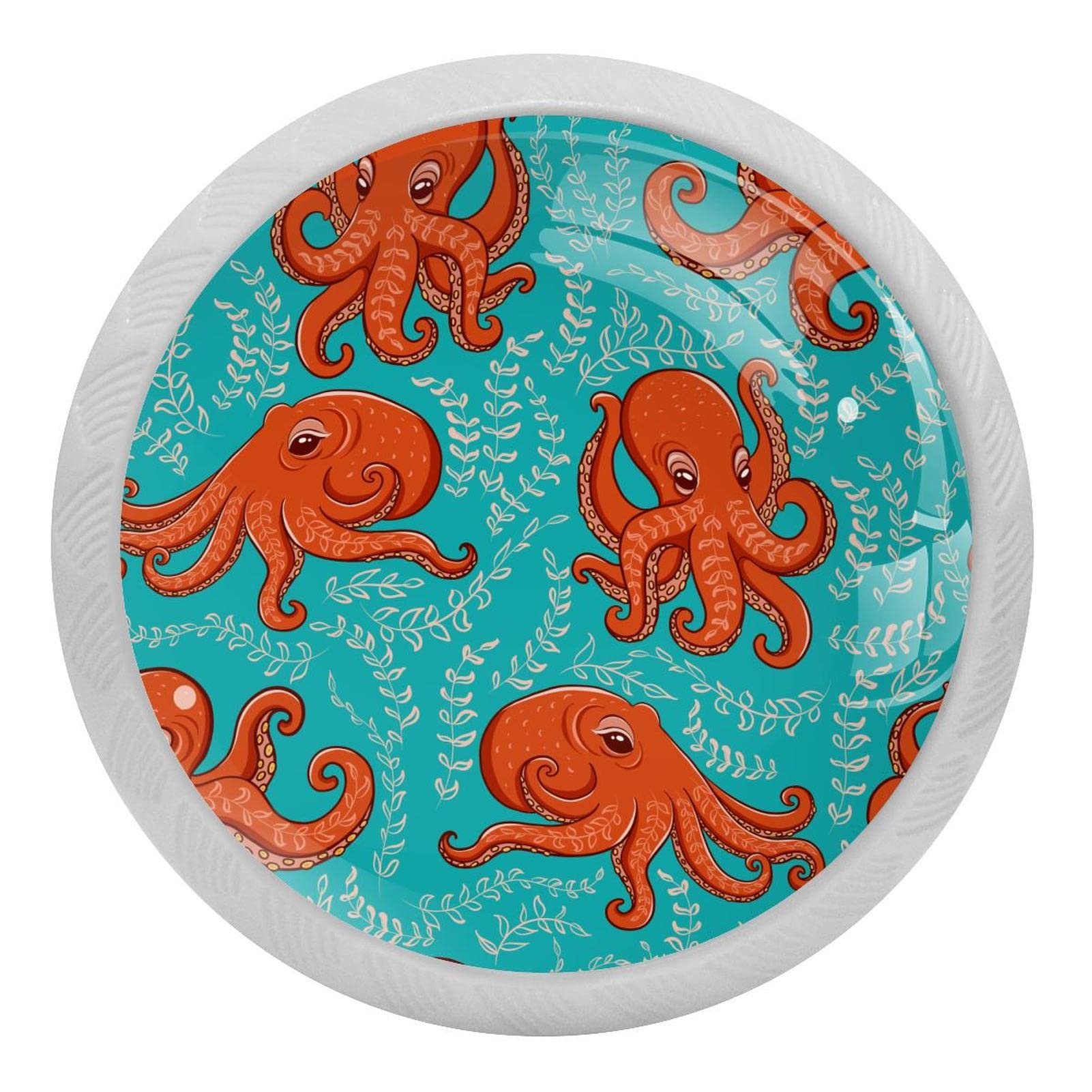 Boutons en verre 35 mm calamar pour remplacer des poignées de commode cassées