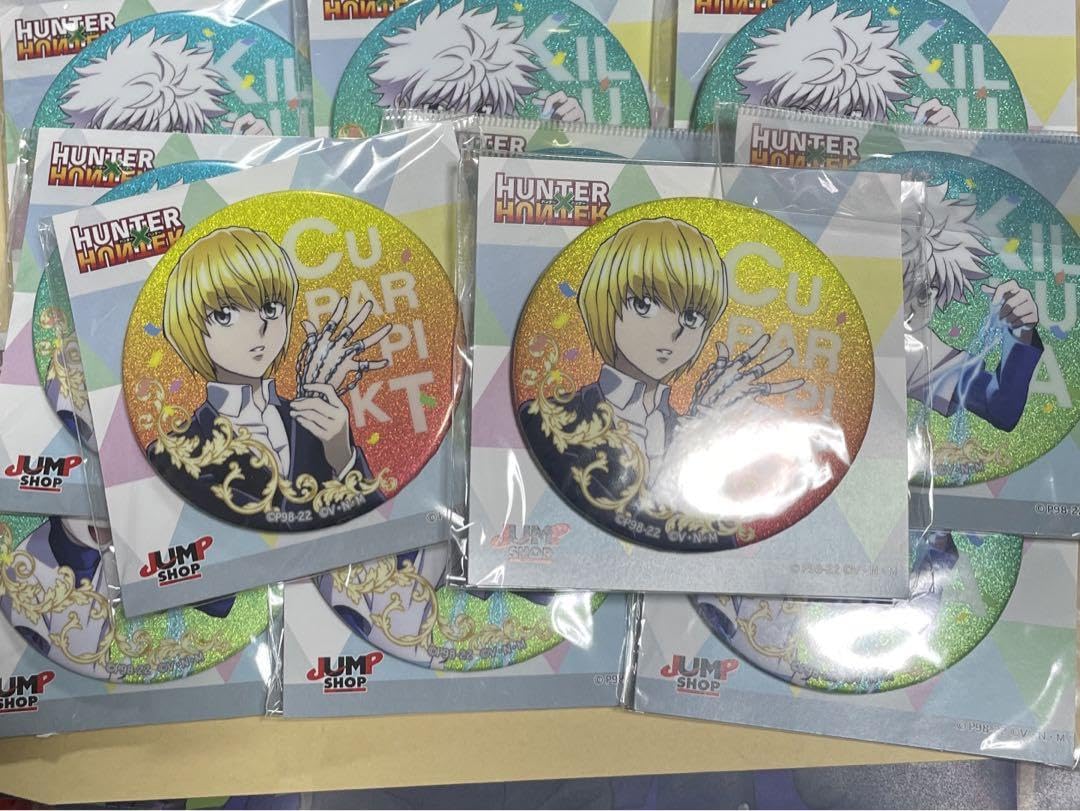HUNTER × HUNTER ハンターハンター グリッター缶バッジ キルア ハンターハンター ジャンプショップ グリッター缶バッジ キルア