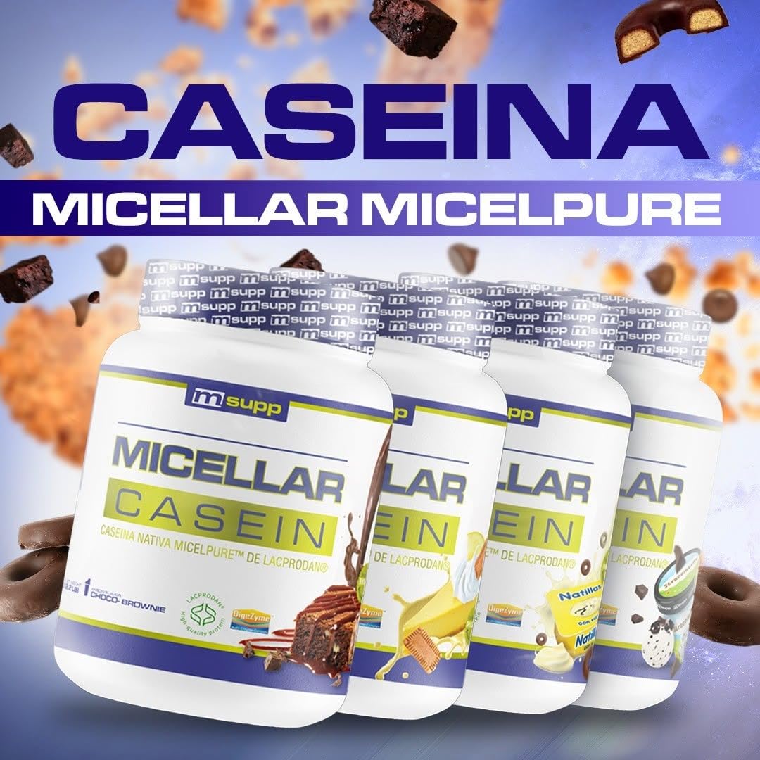 Caseina micellare - 1 Kg - Gusto crema pasticcera Vaniglia - Proteine ​​della caseina - Aumenta la Massa Muscolare - Rilascio prolungato di aminoacidi - Recupero Post Allenamento
