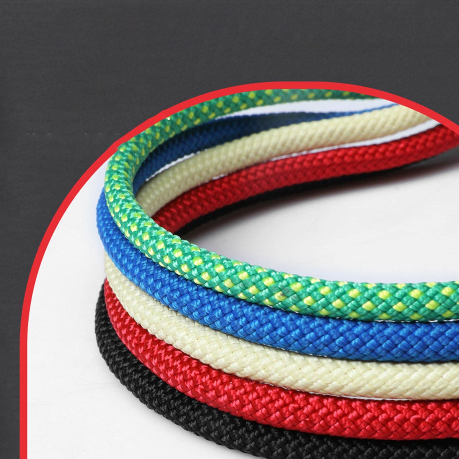 MagiDeal Cavo Multiuso Prusik, Cordino Intrecciato, Corda Resistente all'Usura, Corda per Corda per Arrampicata, Arboricoltore, Escursionismo all'aperto