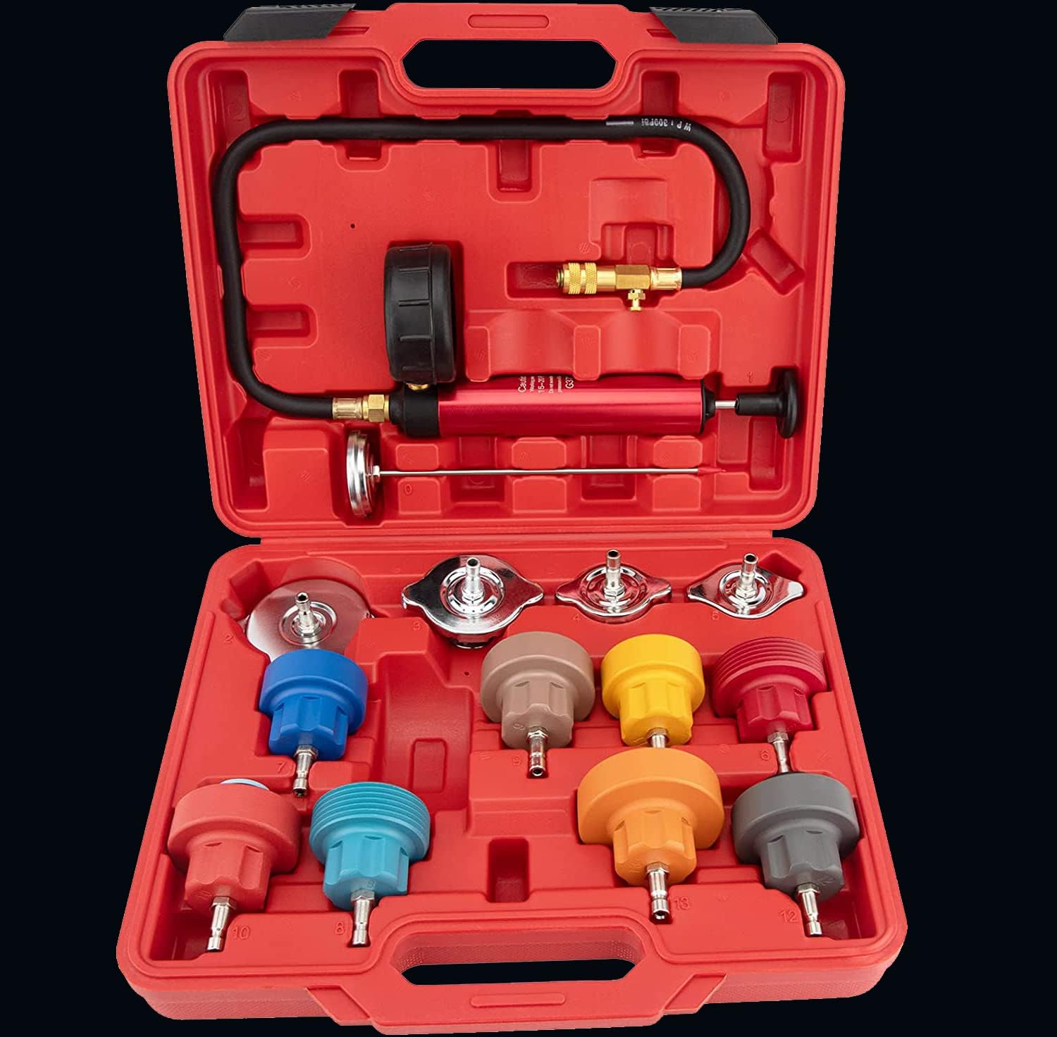 Buy BOOTOP PIN Radiator Pressure Tester Kit, Coolant Pressure Tester