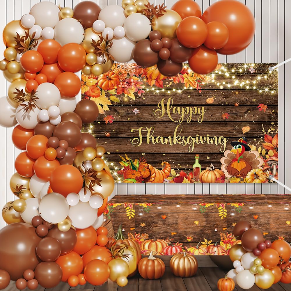 Herbst-Duschvorhang Mit Kürbis-Motiv – 183 X 183 Cm, Wasserabweisend, Mit 12 Haken, Thanksgiving-Deko