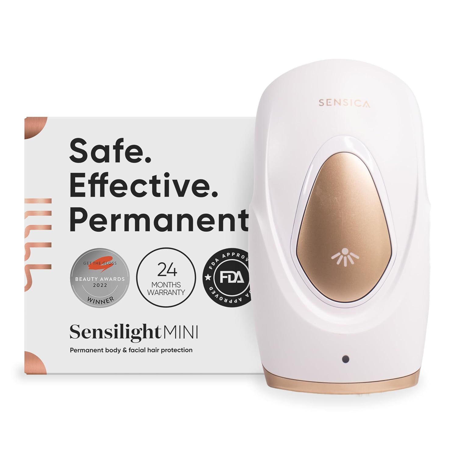 Sensica SensiLight Mini RPL Hair Remover for Women and Men – Painless 300,000 Flashes IPL Perfect for Home Use – Body & Facial Laser Hair Removal Device – XL Window 3cm² – 0.46inch² Sensica SensiLight Mini RPL Hair Remover for Women and Men – Painless 300,000 Flashes IPL Perfect for Home Use – Body & Facial Laser Hair Removal Device – XL Window 3cm² – 0.46inch²