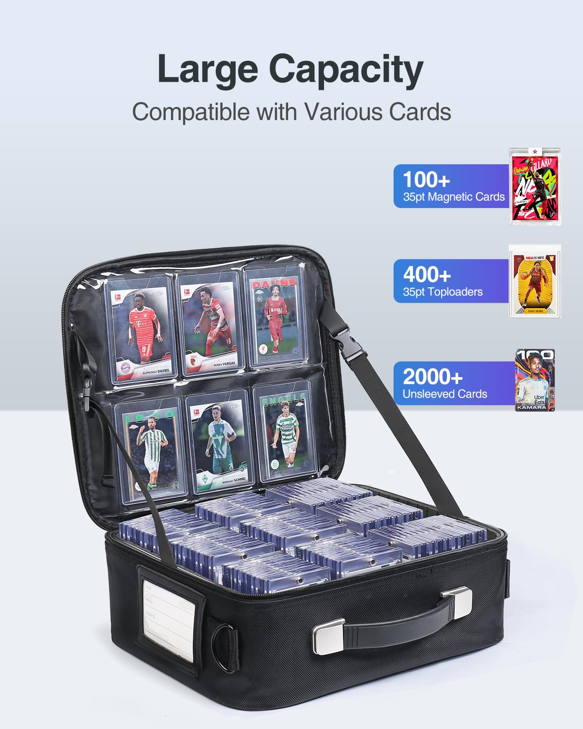 GOATBED DLカードセット Amazon.com: Luxtude Trading Card Carrying Case w/Adjustable