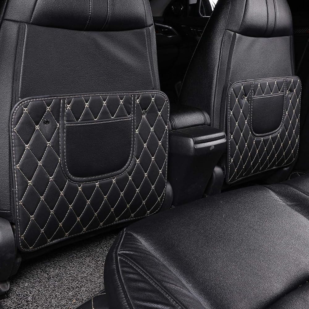 Protection Dossier Siège Auto pour Toyota Yaris Cross SUV, Anti Coup de Pied résistant à l'usure avec Poches de Rangement,A-Small