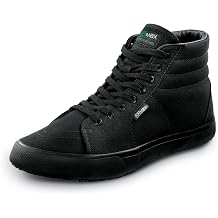 SR Max L.A., Mens, Black, High Top Athletic Style, MaxTrax Slip Resistant, Soft Toe Work Shoe