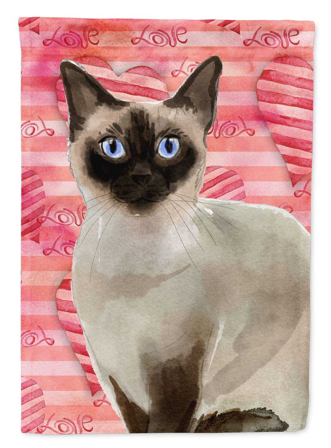 Maison en toile chat siamois figurine decorative multicolore Caroline's Treasures