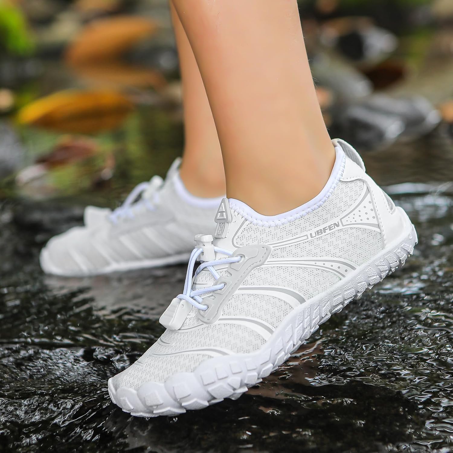 UBFEN Water Shoes for Kids Boys Girls Aqua Socks Barefoot Beach Sports Swim Pool Quick Dry Lightweight Toddler Little Big Kid - Image 6